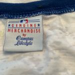 Los Angeles Dodgers LA 1958 Major League Baseball raglan sleeve burnout top White Size undefined Photo 3