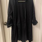 Revolve Monrow Dress  Long Sleeve Black V- Neck Medium Photo 0