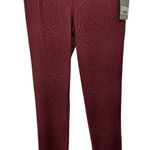 Bench  Red Patterned Full Length Leggings NWT Photo 0