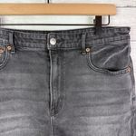 American Eagle Highest Rise 90s Boyfriend Denim Shorts Black Size 12 Photo 1