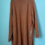 Miss Me NWT Women’s Coral Yellow Striped Fuzzy Knit Cardigan Photo 1