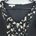 London Times Black & White Abstract Peplum Pencil Shift Dress Size 6 Photo 8