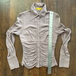 Catherine Malandrino lavender elegant western style top, size S Photo 8