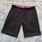 Under Armour Black Magenta Athletic Shorts Women's XL Photo 0