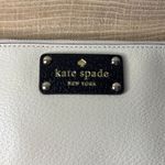 Kate Spade New York Bicolor Black White Leather Wristlet Pouch Clutch Monochrome Photo 2