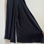 Aerie  Smocked Wide Leg Jumpsuit Size Small Black Photo 4