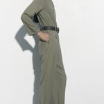 ZARA LONG BELTED JUMPSUIT Photo 3