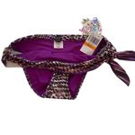 Becca  On the Prowl Animal Print Hipster Purple Bikini Bottoms Photo 4