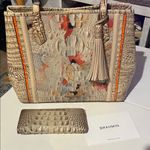 Brahmin Medium Julian Rosella Tote in Oasis with Wallet Photo 0