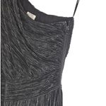 Saylor  Black One Shoulder Long Sleeve Party Cocktail Midi Dress XS Photo 4