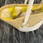 Elegant Straw Tote Bag with White Handles By On 34th Tan Photo 3