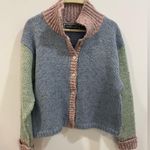 Vintage Jennifer Reed Multicolor Pastel Cardigan Photo 0