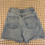 ZARA  Oversized Denim Shorts Photo 3