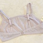 Aerie NWT  Light Purple Coral Lace Bandeau Bralette - Size: Extra Large Photo 5