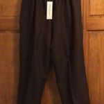 Alfred Dunner Petite NWT Alfred Dunner Woman Brown Dress Pants 18 Photo 3