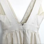 Lac Bleu 🤍Pearl White Mini Dress With Plunge Neck🤍 Photo 3