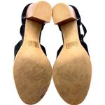 Jack Rogers Cameron Suede T-Strap Bootie Block Heel Open Toe Cut Out Black 10 Photo 9