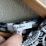 Pleione  White Crochet Lace Bell Sleeve top Photo 3