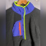 Free People  Hit The Slopes Colorblock Black Sporty Combo Pullover Size XLarge Photo 4