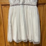 Speechless  Lace Beaded Sequin High Neck Strapless Mini Dress - Woman’s Sz Medium Photo 2