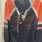 FINAL MARKDOWN Touch by Alyssa Milano acid wash Chicago bears top Large. Photo 0