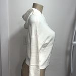 SO Last One! Plush Cozy NWT  Eyelash Plush Yarn Hoodie Sweater Sz L Photo 4