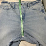 Good American  Good Waist Palazzo Wide Leg Jeans Size 10 Tall Light Wash Photo 7