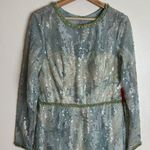 Mac Duggal Floral Lace Long-Sleeve A-Line Dress gown floral spring size 10 Photo 3