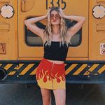 Wildfox Flame Mini Skirt Photo 1