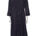 💕SAMANTHA SUNG💕 Audrey Collared Shirt Dress ~ Indigo Blue Polka Dot Print 14 Photo 5