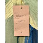 NWT Mandalay Quartz Green Blue Silk Beaded Sequin Midi Evening Gown Dress Size 4 Photo 13