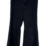 We The Free Black Jayde High Rise Flare Cropped Jeans Womens 30 Festival Hippie Photo 0