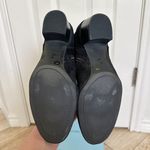 Antonio Melani  Black Suede Booties Women’s 9 Almond Toe Block Heel Ankle Photo 6