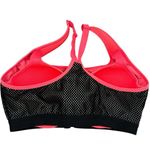 Victoria's Secret Victoria Secret VSX Coral Red Mesh Zipper Front Underwire Sports Bra Sz 34D Photo 2
