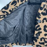 APPARIS Animal Print Leopard cheetah Faux Fur Fleece Teddy Jacket size xs Tan Photo 10