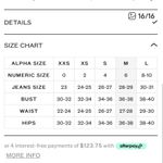 RTA Dexter Half Belt High Rise Straight Leg Jeans in Studio Black Size M (6) Photo 10