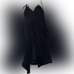 Katie May NEW Ringleader black halter deep v neck line knee length Dress Size S Photo 5