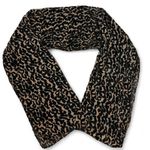 Chic Leopard Print Velvet Burnout Scarf Shawl Wrap Women's Fashion Accessory Brown Photo 4