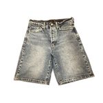 Banana Republic  Women’s Hi Rise Wide Leg Denim Shorts 26P Photo 1