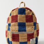 BDG Patchwork Mini Corduroy Backpack NWT Tan Photo 0