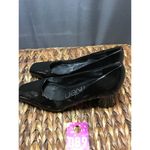 Calvin Klein Dress Pump Heels Women's 7.5 M Black Leather Slip-On Square Toe Photo 5