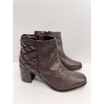 Seychelles  Boots Size 9 Brown Leather Block Heel Ankle Booties Photo 1
