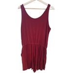 ReoRia red shorts romper sleeveless XL Red Photo 2