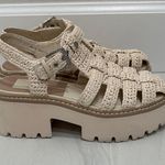 Dolce Vita Lasly Sandals Oatmeal Knit Size 7.5 Photo 8