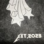 Amani Rose 2024 Acid Wash Tour Graphic Cropped TShirt Size Medium Gray Photo 5