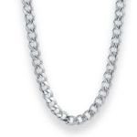 Link Chain Necklace for Men Women Streetwear Unisex Hip Hop Style Silver Photo 3