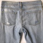 frame denim FRAME Skinny Jeans Lightwash Distressed Size 28 Denim Cotton Blend Pants Photo 5