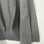 Market & Spruce Market Spruce Cardigan Sweater Gray Long Sleeve Open Front Tight Knit Zipper‎ S Photo 2