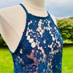 Ultra Pink  Crochet Open Back Fringe Tank Photo 7