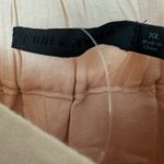 Jenni Kayne Jenni‎ Kayne Seersucker Summer Midi Dress Blush Tan Gauzy Sleeveless Sz XL Photo 5